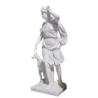 Diana hunter marble statue